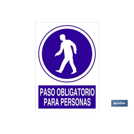 SEÑAL POLIESTIRENO  297X210MM.