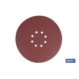 HOJA DE LIJADO LIJADORA PARED Y TECHO 8 AGUJEROS Ø225 MM G 180