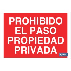 SEÑAL POLIESTIRENO 297X210MM
