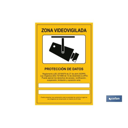 SEÑAL ADHESIVA 210X148MM.