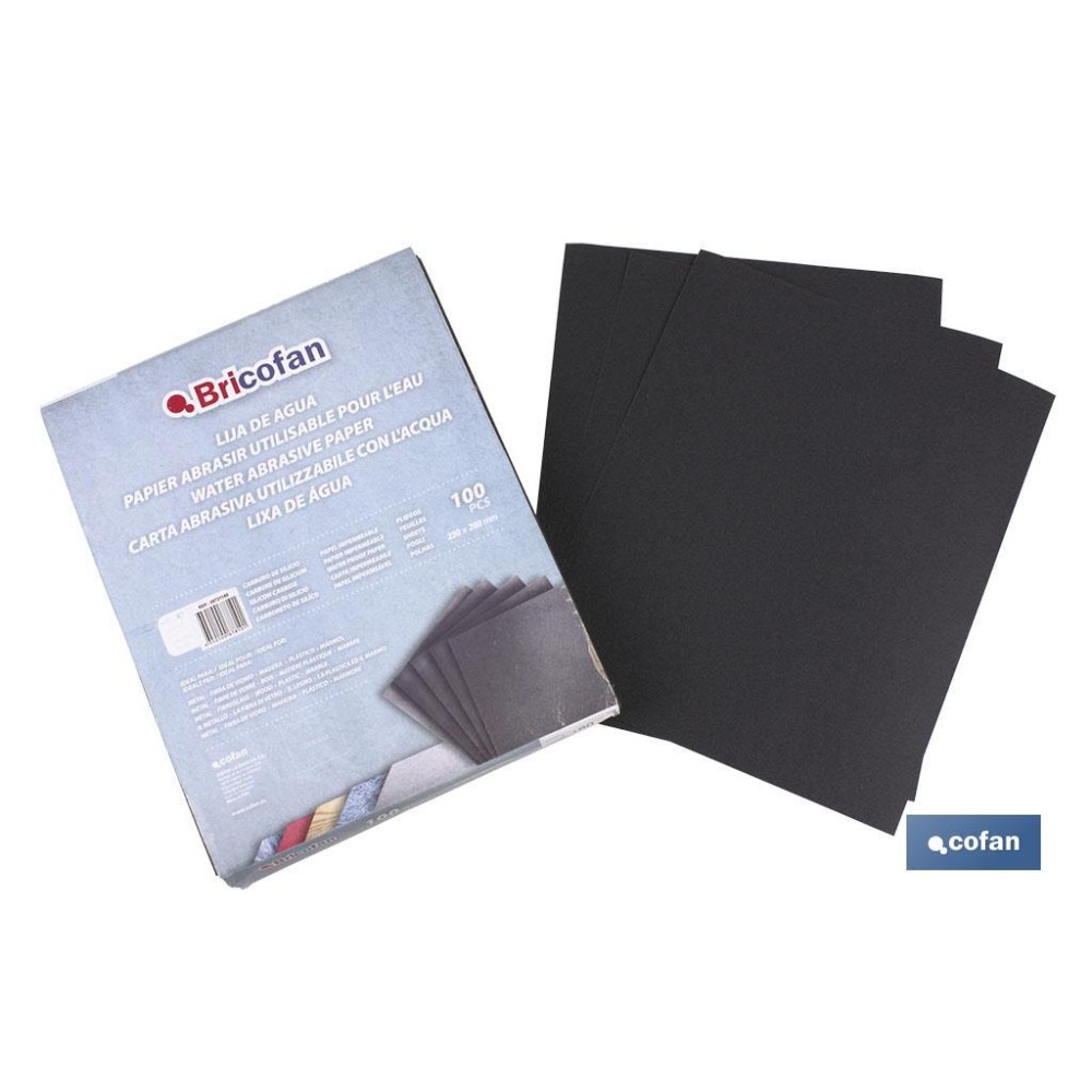 LIJA AL AGUA GRANO 320 (230X280MM) Venta unitaria