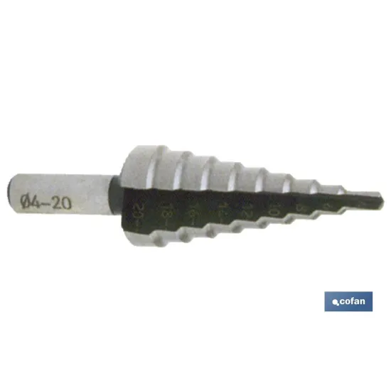 Comprar BROCA  ESCALONADA HSS  6 - 30 (PACK Cofan | almacendeferreteriacor.es