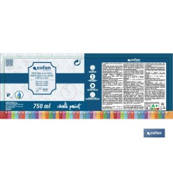 PINTURA A LA TIZA, CHALK PAINT, AZUL CELESTE 750 ML