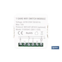 RELE DE 1 INTERRUPTOR WIFI