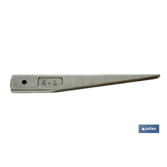 Comprar CUÑA EXPULSORA DIN-137 CM 4 - 5 (PA Cofan | almacendeferreteriacor.es
