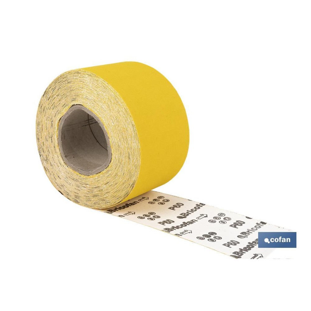ROLLO LIJA DE PAPEL 100 X 25 M. G.60