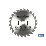 Comprar DISCO CORTE PARA MADERA ø185mm x 20 Cofan | almacendeferreteriacor.es