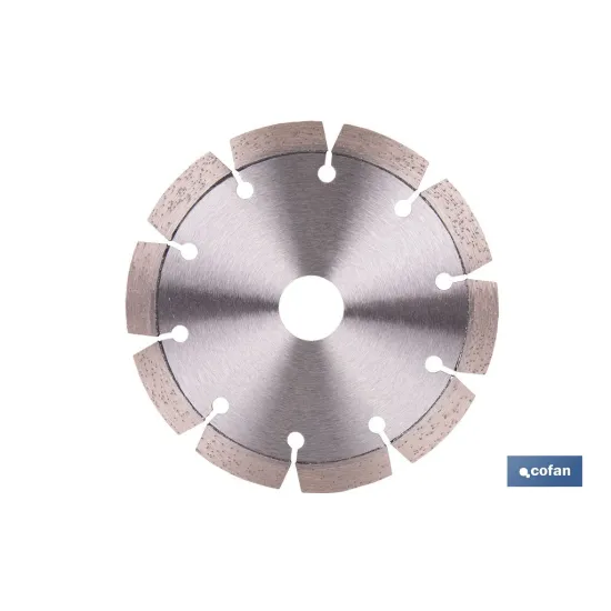 Comprar DISCO DIAMANTE MODELO CANTERO 125MM Cofan | almacendeferreteriacor.es