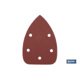 HOJA DE LIJADO LIJADORA MOUSE 5 AGUJEROS 100 X 140 MM G 120