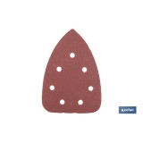 HOJA DE LIJADO LIJADORA MOUSE 7 AGUJEROS 100 X 140 MM G 120