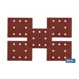HOJA DE LIJADO LIJADORA ORBITAL 8 AGUJEROS 114 X 140 MM G 100