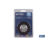 Comprar CEPILLO CIRCULAR TRENZADO 6xØ75 ACE Cofan | almacendeferreteriacor.es