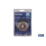 Comprar CEPILLO COPA ONDULADO 6xØ100 A.LATO Cofan | almacendeferreteriacor.es