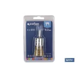 Comprar CEPILLO BROCHA ONDULADO 6xØ25 A.LAT Cofan | almacendeferreteriacor.es