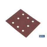 HOJA DE LIJADO LIJADORA ORBITAL 8 AGUJEROS 114 X 140 MM G 120