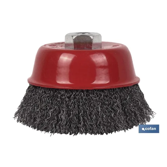Comprar CEPILLO COPA ONDULADO M14 Ø125 ACER Cofan | almacendeferreteriacor.es