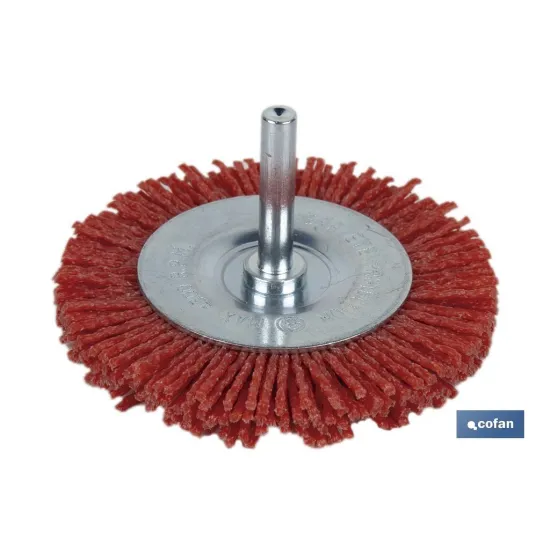 Comprar CEPILLO CIRCULAR DE NYLON 6 MM X Ø7 Cofan | almacendeferreteriacor.es