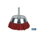 Comprar CEPILLO COPA DE NYLON 6 MM X Ø75 (P Cofan | almacendeferreteriacor.es