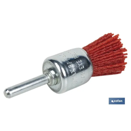 Comprar CEPILLO BROCHA DE NYLON 6 MM X Ø25  Cofan | almacendeferreteriacor.es