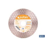 Comprar DISCO PORCELANICO DUAL CORTAR Y DES Cofan | almacendeferreteriacor.es