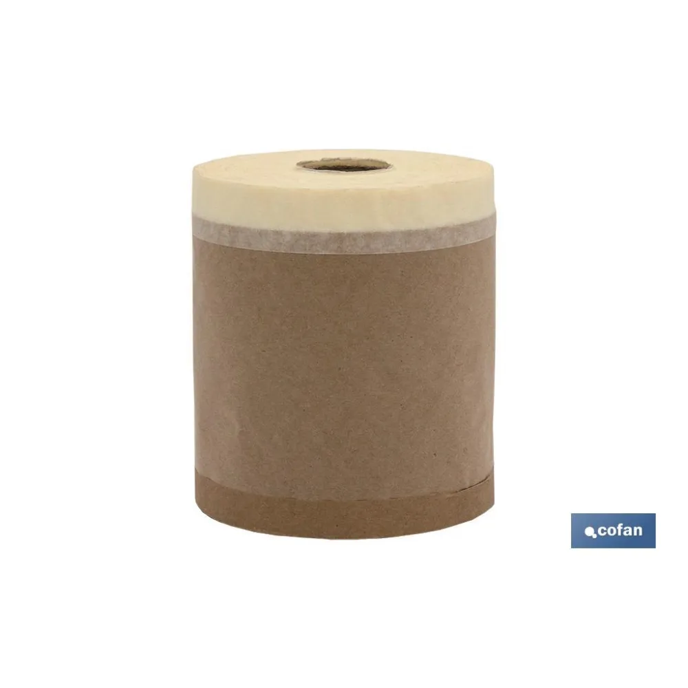 Comprar ROLLO CINTA CREPE+PAPEL KRAFT (10cm Cofan | almacendeferreteriacor.es