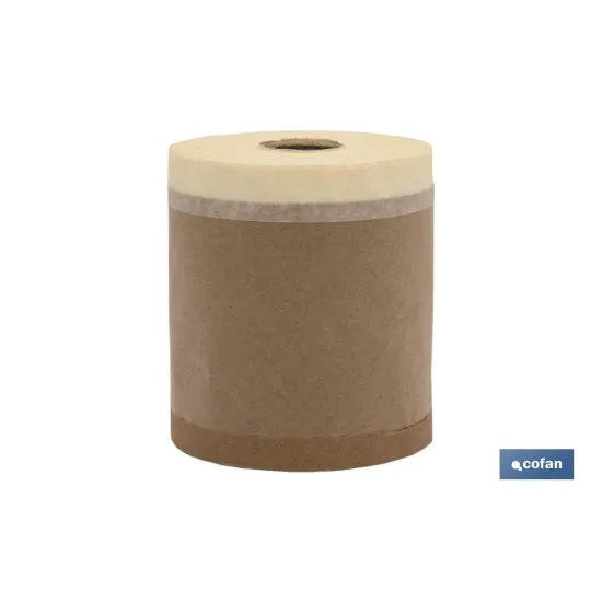 Comprar ROLLO CINTA CREPE+PAPEL KRAFT (15cm Cofan | almacendeferreteriacor.es