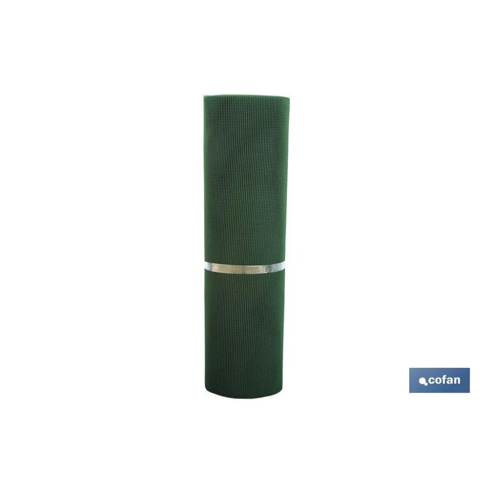 Comprar MALLA PLAST. CUADRADA JARDIN 5mm VE Cofan | almacendeferreteriacor.es