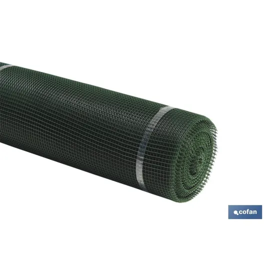 Comprar MALLA PLAST. CUADRADA JARDIN 10mm V Cofan | almacendeferreteriacor.es
