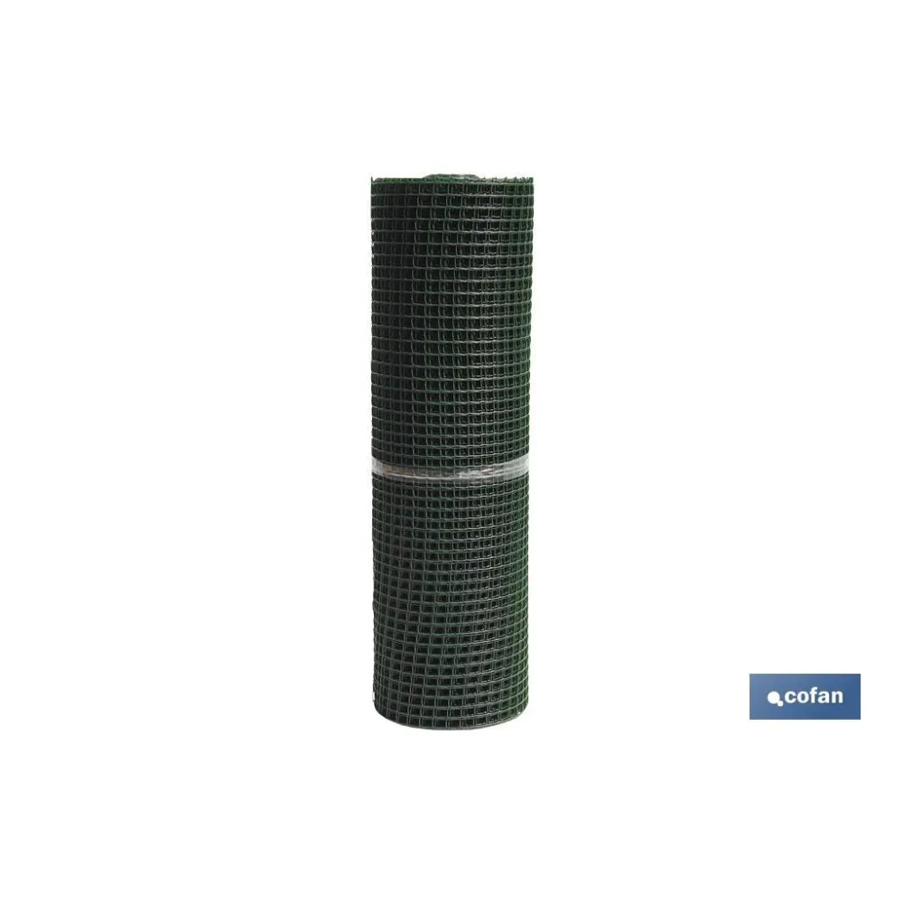 Comprar MALLA PLAST. CUADRADA JARDIN 20mm V Cofan | almacendeferreteriacor.es