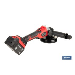 AMOLADORA A BATERÍA Li-ion 20 V 10.000 RPM - 115/125 MM