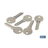 Comprar LLAVE EN BRUTO PARA CANDADO 70-90 m Cofan | almacendeferreteriacor.es