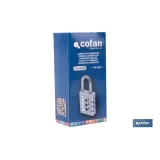 Comprar CANDADO COMBINACIÓN 3 DÍGITOS 30 MM Cofan | almacendeferreteriacor.es