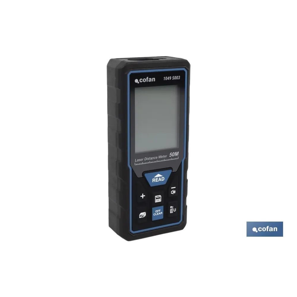 Comprar MEDIDOR DISTANCIAS LÁSER 50 M 6 FUN Cofan | almacendeferreteriacor.es