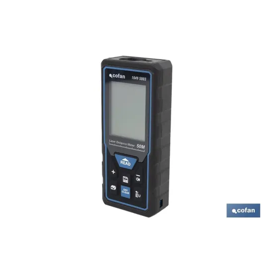 Comprar MEDIDOR DISTANCIAS LÁSER 50 M 6 FUN Cofan | almacendeferreteriacor.es