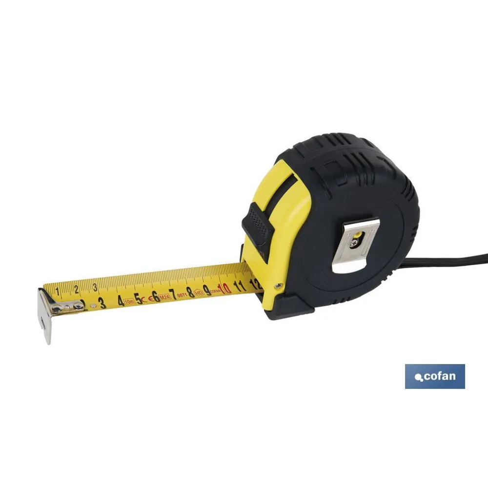 Comprar FLEXÓMETRO PROTEC. GOMA 32 MM X 10  Cofan | almacendeferreteriacor.es