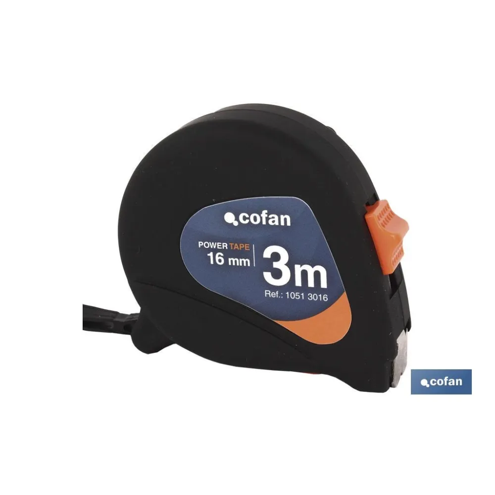 Comprar FLEXÓMETRO ANTIDESLIZANTE 16 MM X 3 Cofan | almacendeferreteriacor.es