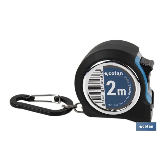 Comprar FLEXÓMETRO STANDARD + MOSQUETÓN 16  Cofan | almacendeferreteriacor.es