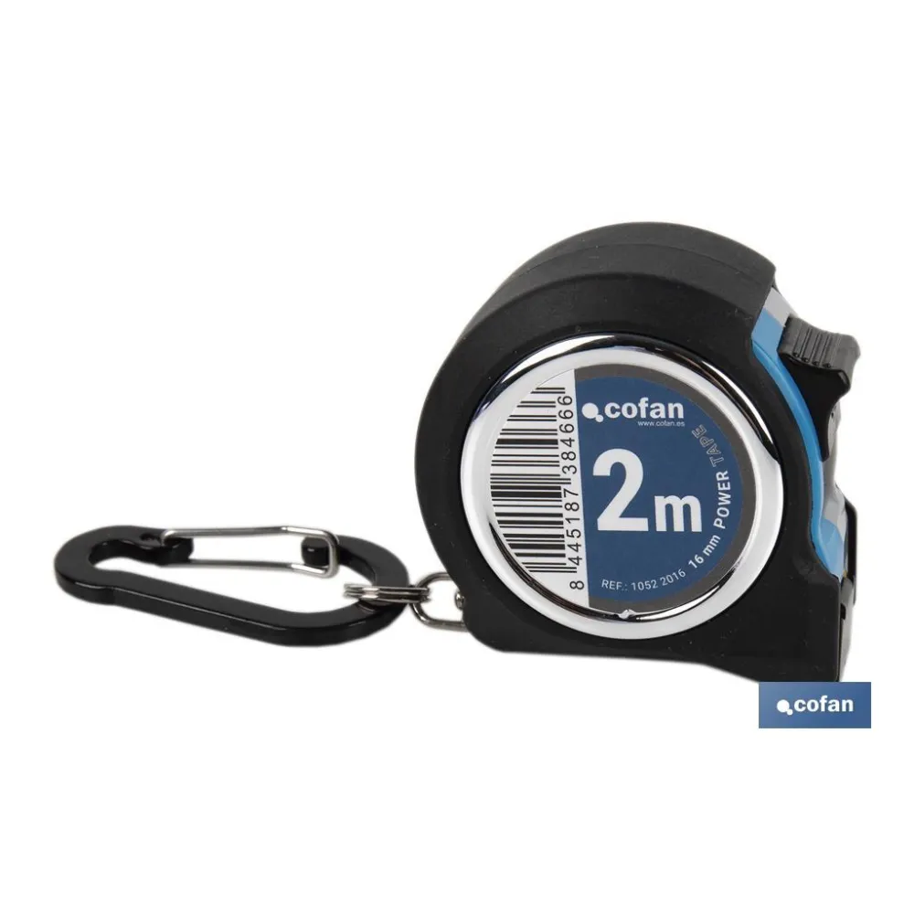 Comprar FLEXÓMETRO STANDARD + MOSQUETÓN 16  Cofan | almacendeferreteriacor.es