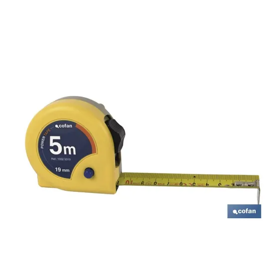 Comprar FLEXÓMETRO 19 MM X 5 M (PACK: 1 UDS Cofan | almacendeferreteriacor.es