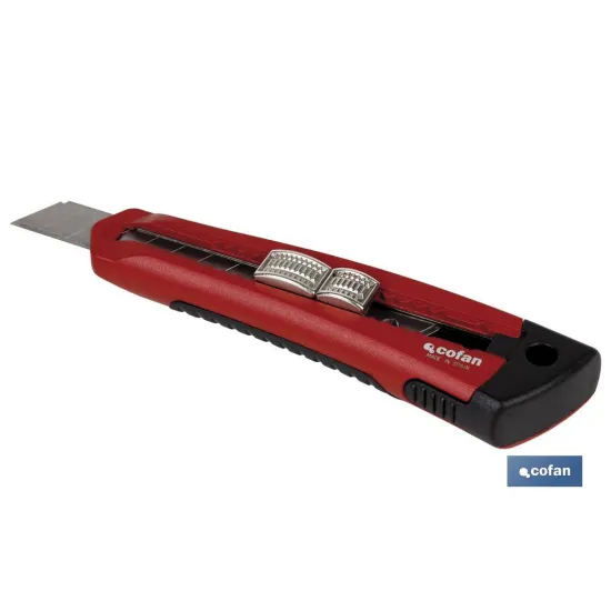 Comprar CUTTER HOJA PARTIBLE 18MM CUERPO ZA Cofan | almacendeferreteriacor.es