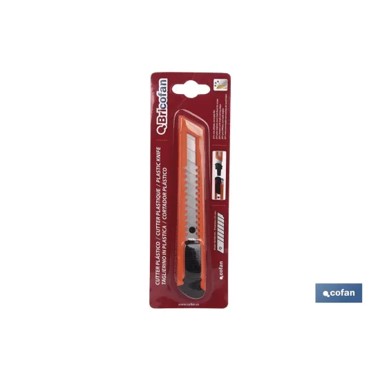 Comprar CUTTER STANDAR EN ABS (18 X 100 MM) Cofan | almacendeferreteriacor.es