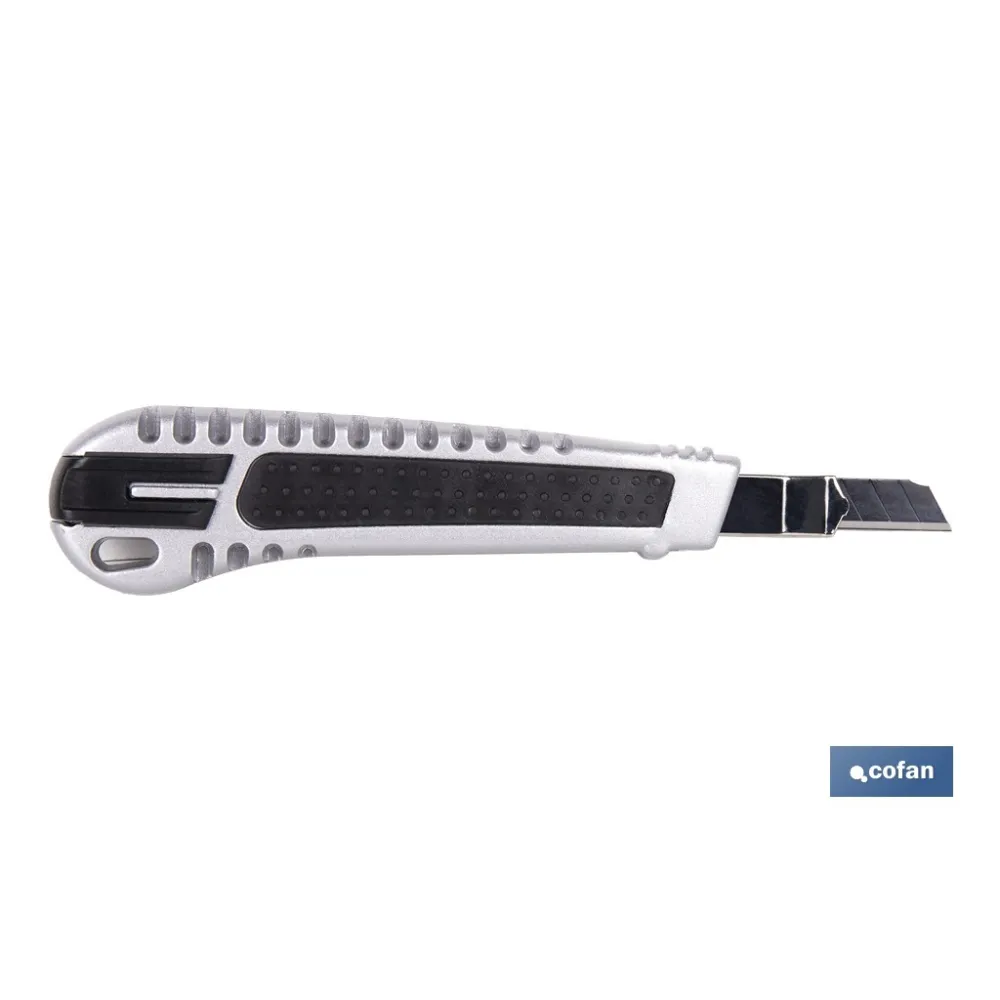 Comprar CÚTER DE ALUMINIO 9 MM (PACK: 1 UDS Cofan | almacendeferreteriacor.es