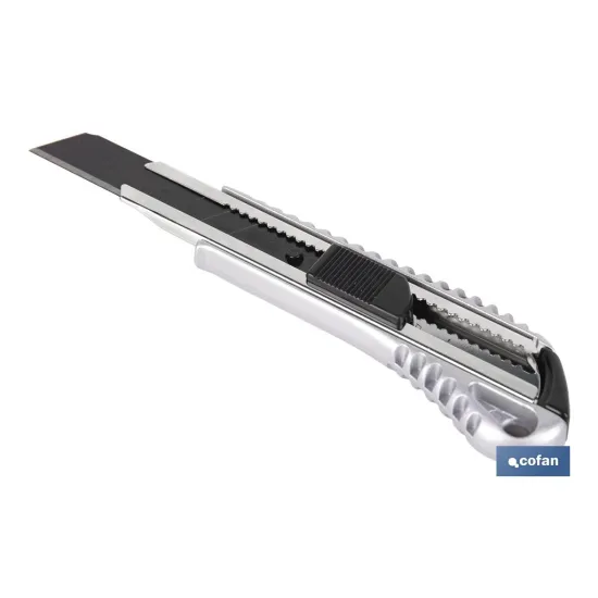 Comprar CÚTER DE ALUMINIO 18 MM (PACK: 1 UD Cofan | almacendeferreteriacor.es
