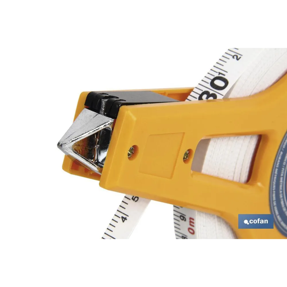 Comprar CINTA METRICA FIBRA VIDRIO CON MANG Cofan | almacendeferreteriacor.es