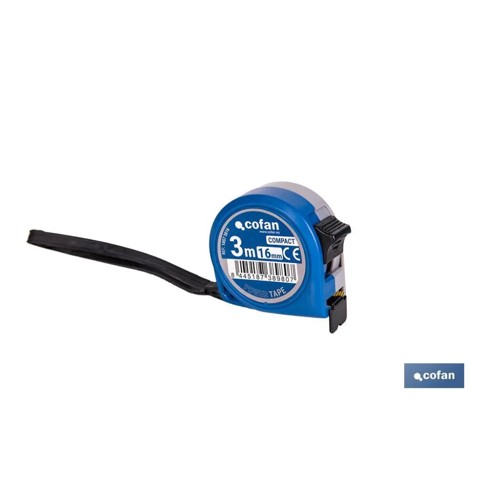 Comprar FLEXÓMETRO ESTÁNDAR 16 MM X 3 M (PA Cofan | almacendeferreteriacor.es