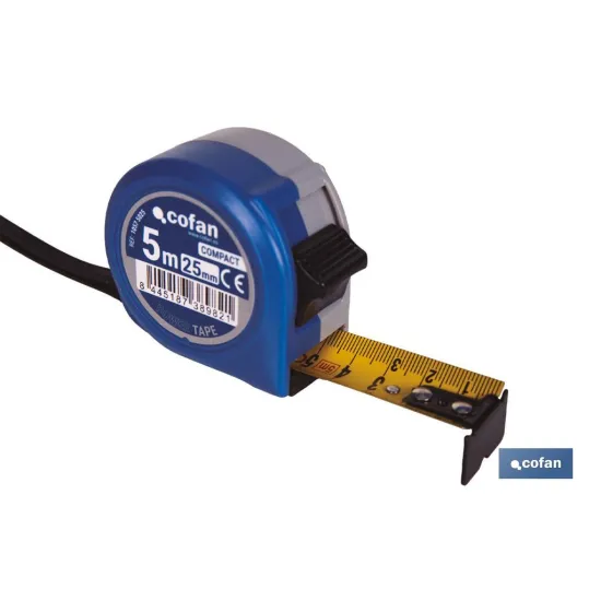 Comprar FLEXÓMETRO ESTÁNDAR 25 MM X 5 M (PA Cofan | almacendeferreteriacor.es