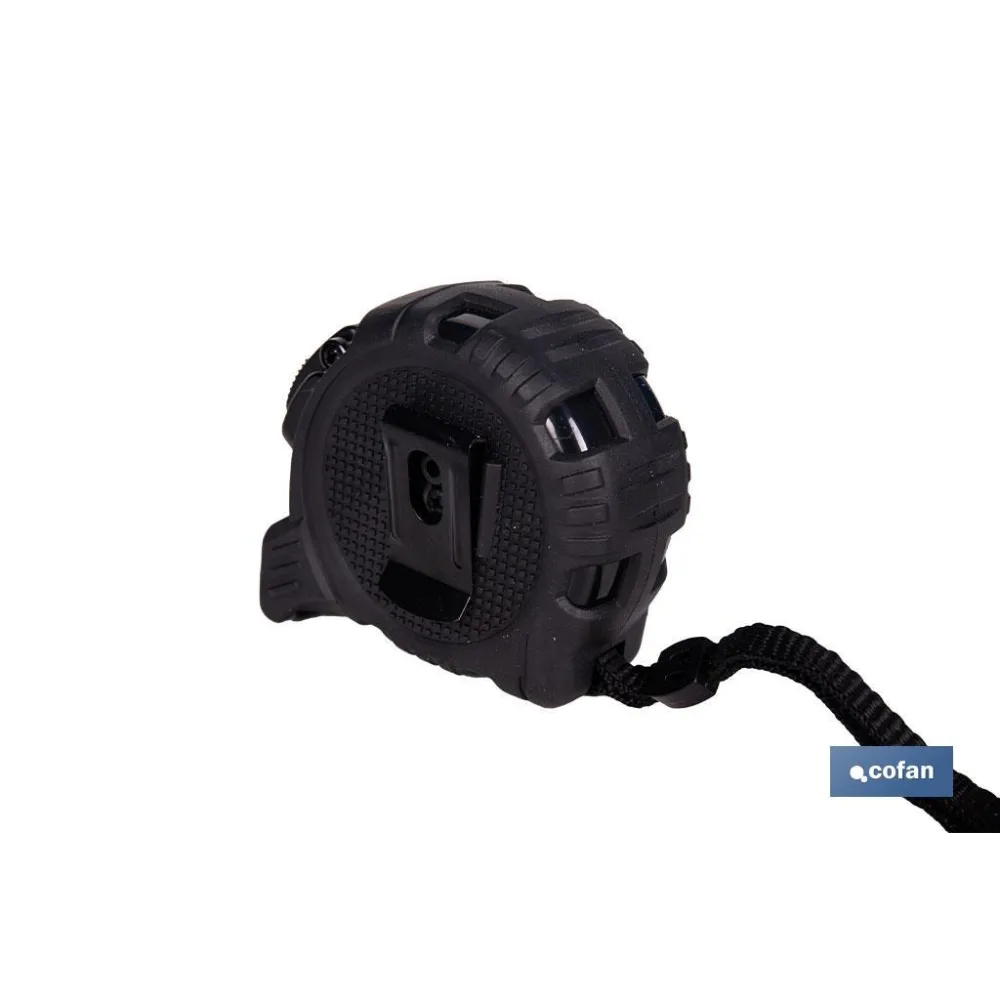 Comprar FLEXÓMETRO HOJA NEGRA DOBLE CARA 19 Cofan | almacendeferreteriacor.es