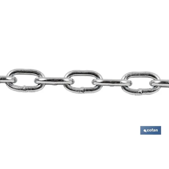 Comprar CADENA CINCADA DE 2 MM.  (200 M.) ( Cofan | almacendeferreteriacor.es