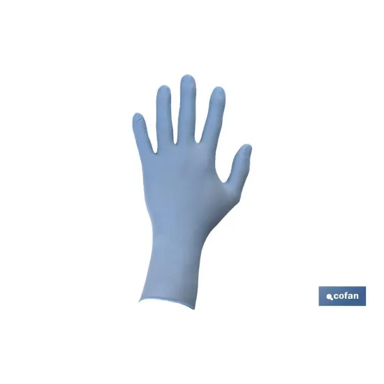 Comprar CAJA 100 UNDS. GUANTES DE NITRILO T Cofan | almacendeferreteriacor.es