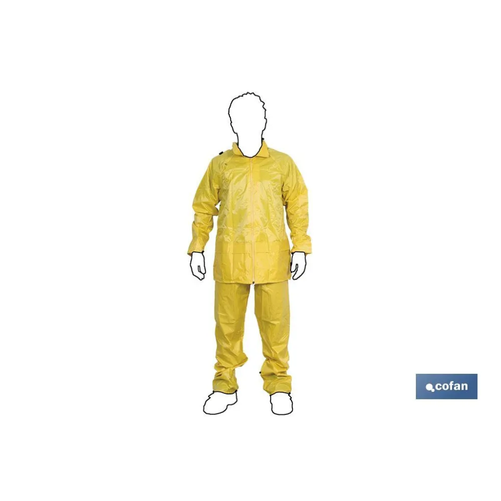 Comprar TRAJE AGUA AMARILLO POLIESTER/PVC T Cofan | almacendeferreteriacor.es